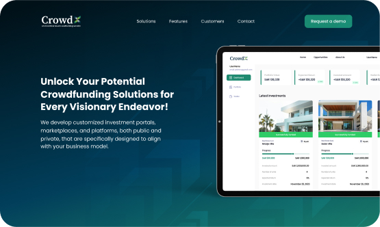 منصة التمويل الجماعي CrowdX